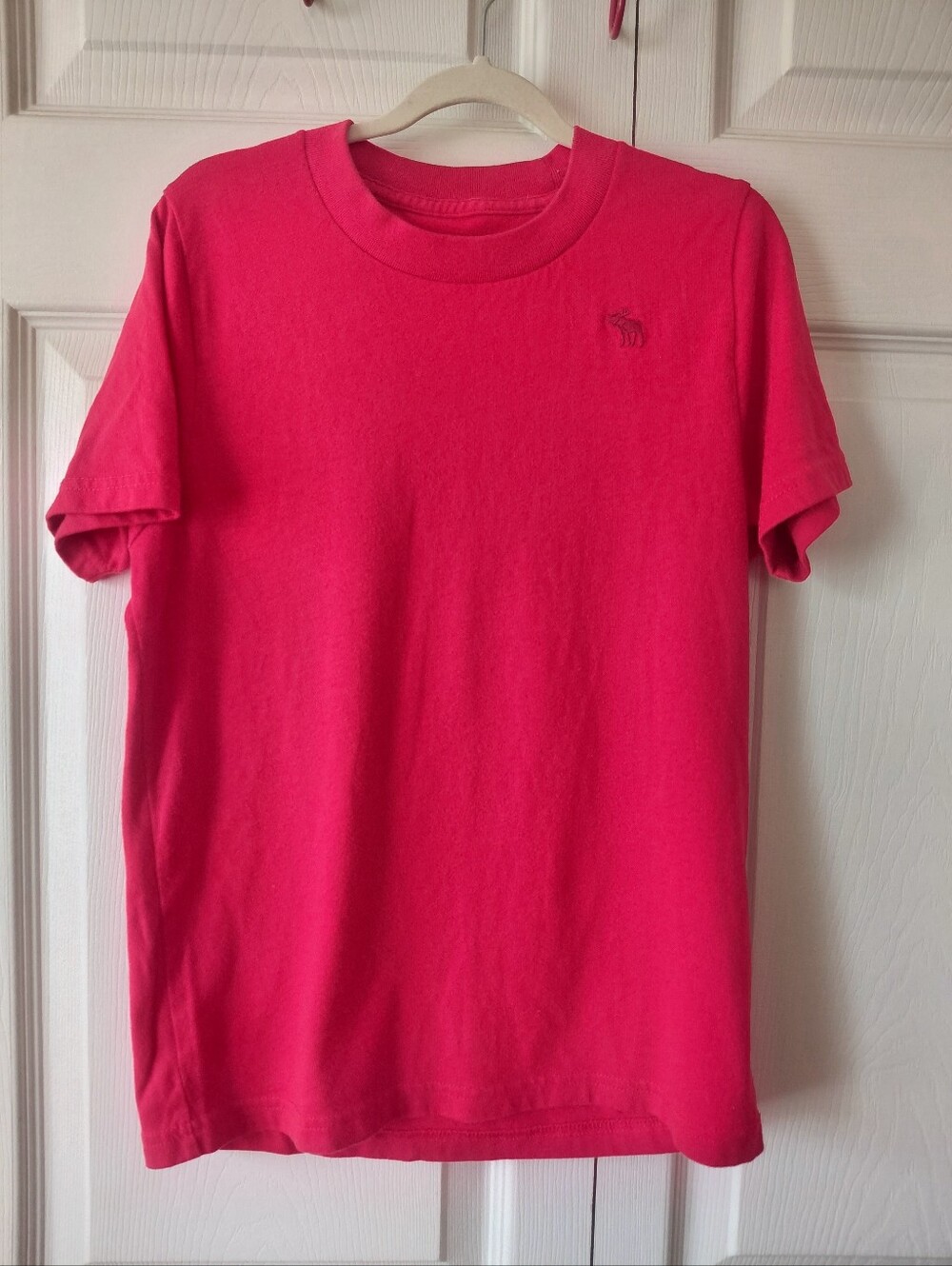 Kid's Crew Neck T-Shirt in Red